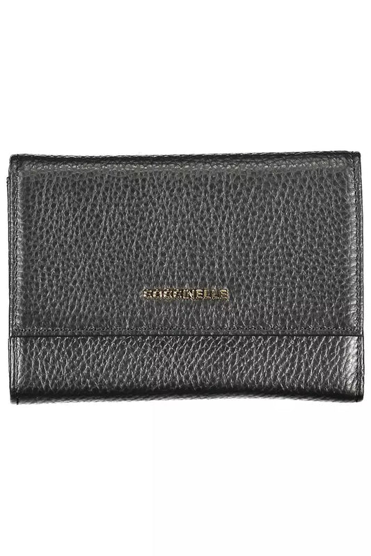  - Black Leather Women Wallet