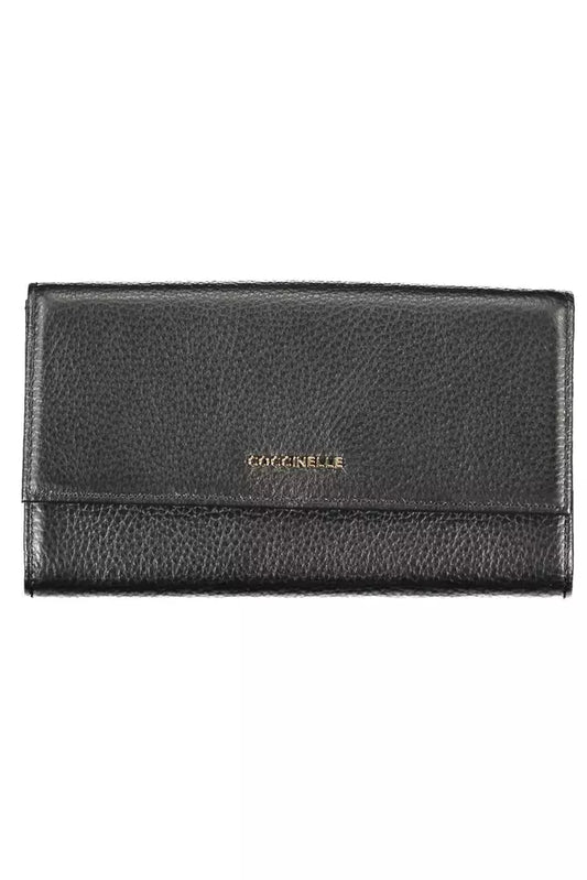  - Black Leather Women Wallet