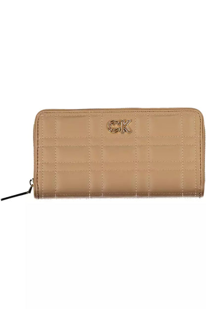  - Beige Polyester Women Wallet