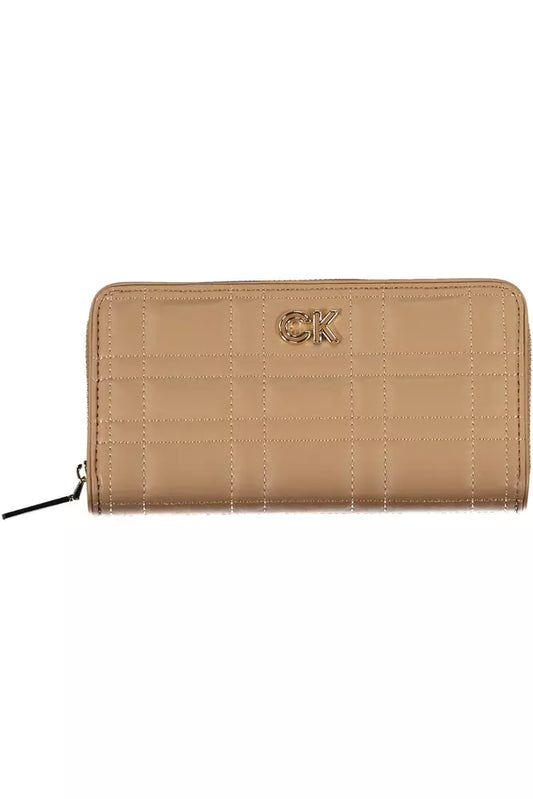  - Beige Polyester Women Wallet