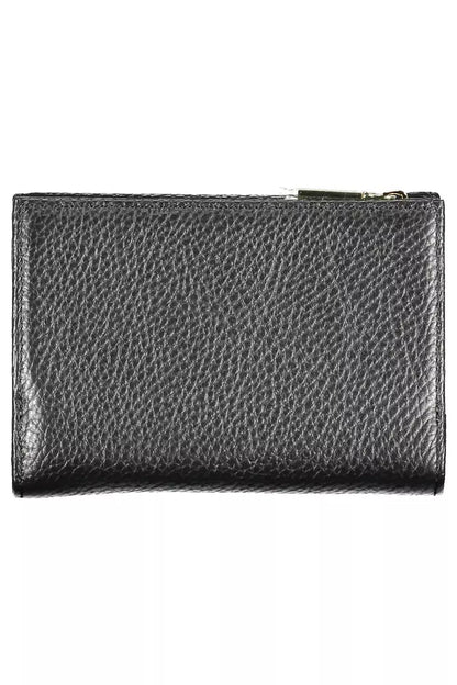  - Black Leather Women Wallet