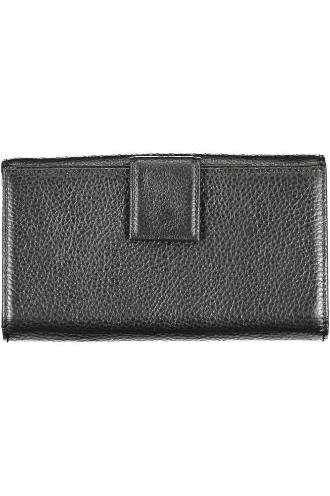  - Black Leather Women Wallet