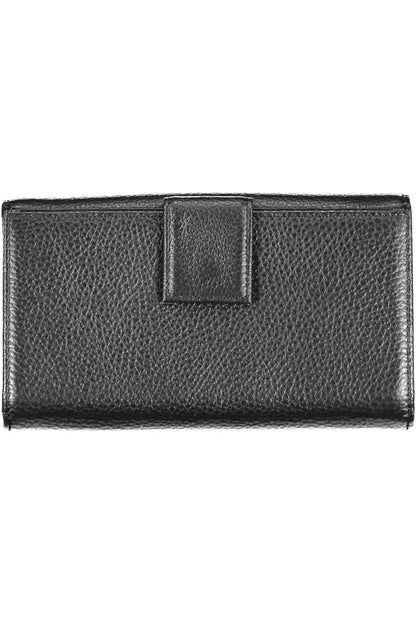  - Black Leather Women Wallet