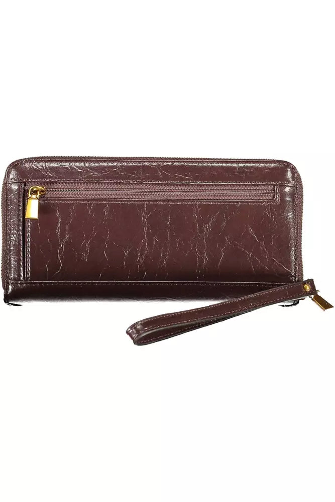  - Brown Polyethylene Women Wallet