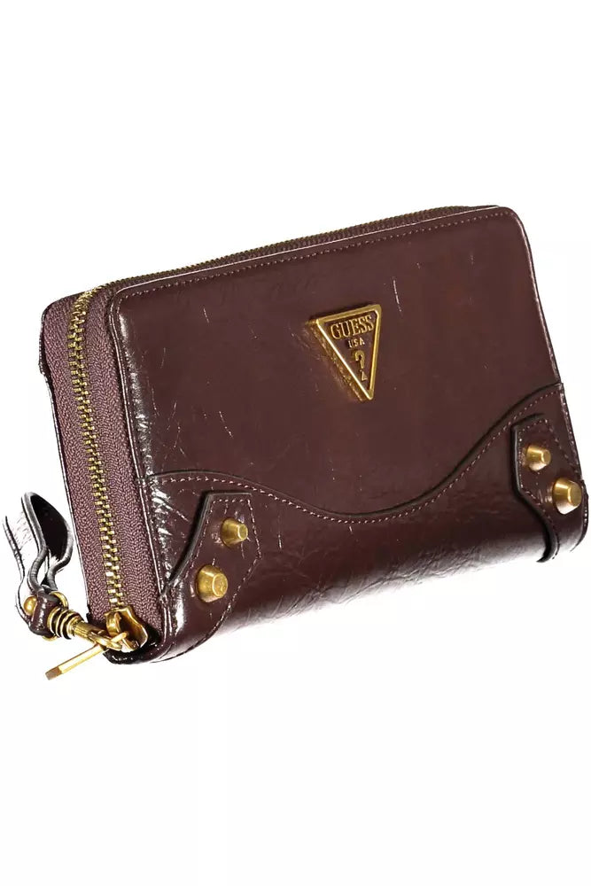  - Brown Polyethylene Women Wallet