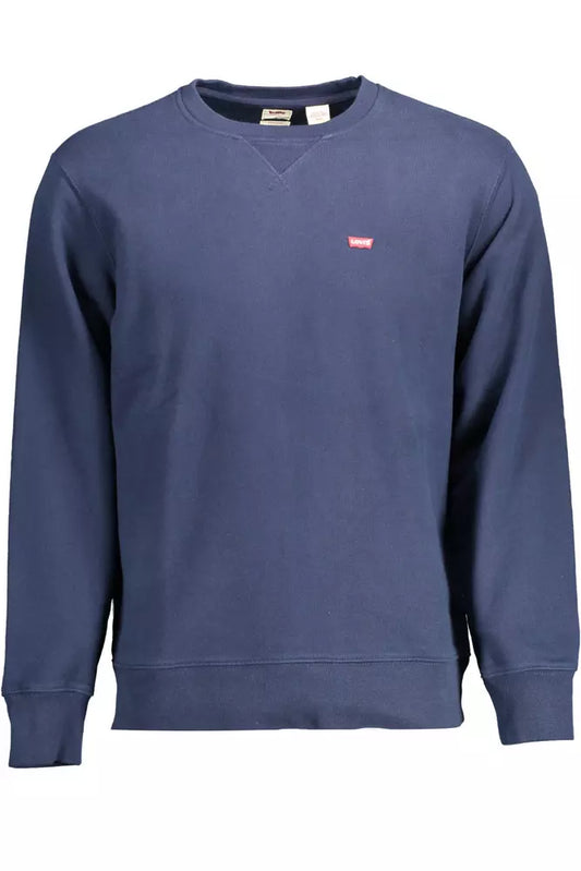  - Blue Cotton Men Sweater