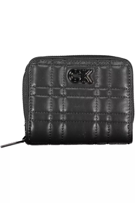  - Black Polyester Women Wallet