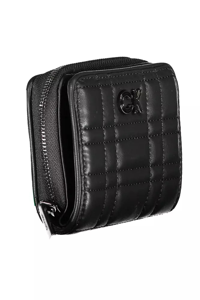  - Black Polyester Women Wallet