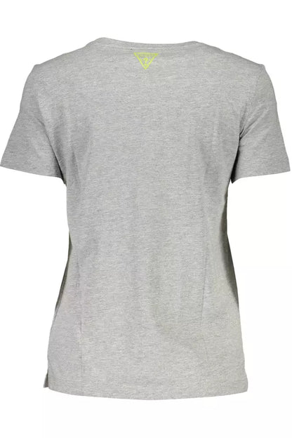 Gray Cotton Women T-Shirt - The Luxe Alliance