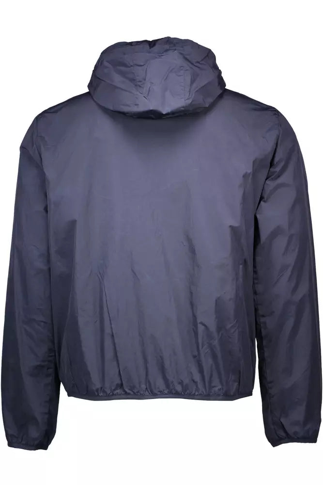  - Blue Nylon Men Jacket