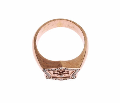  - Chic Pink Gold Plated Sterling Silver Ring