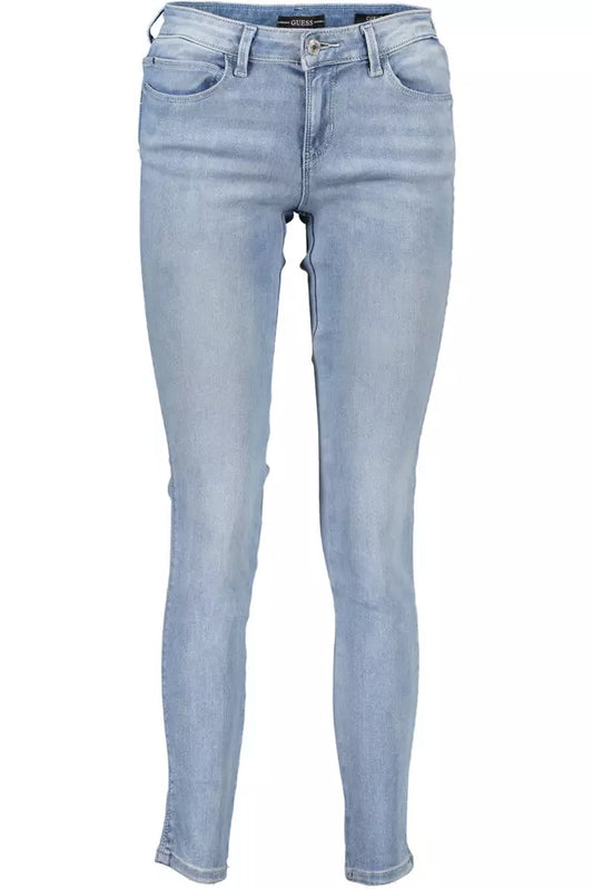  - Light Blue Cotton Women Jeans