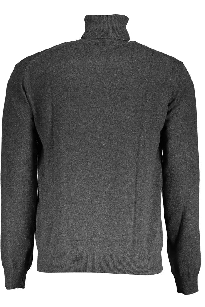  - Gray Wool Men Sweater