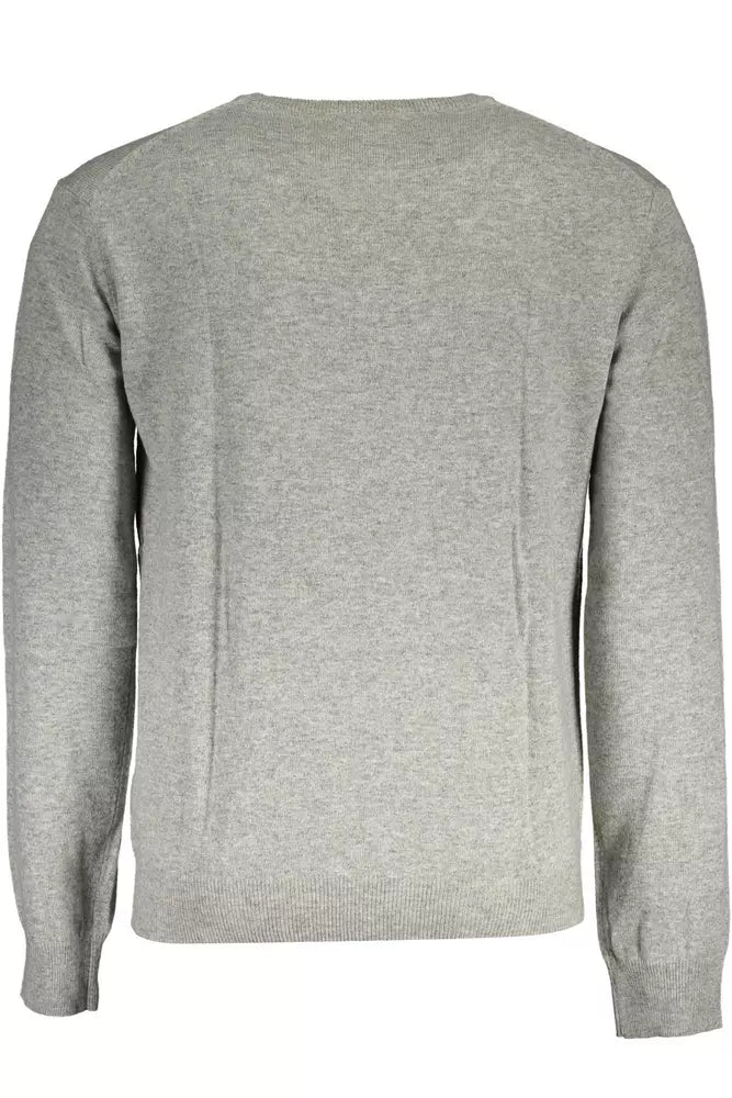  - Gray Wool Men Sweater