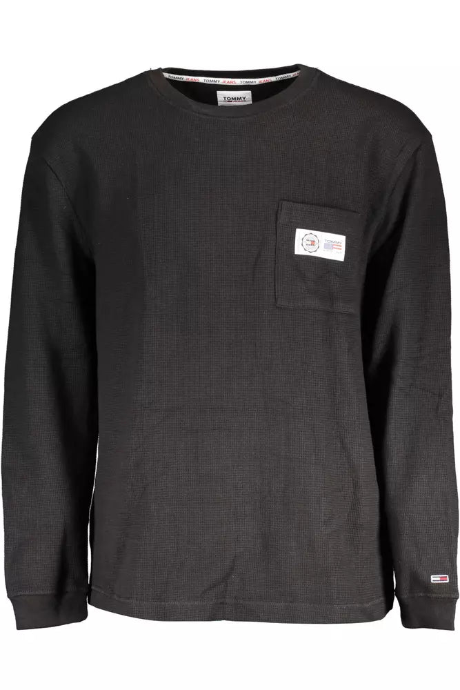  - Black Cotton Men Sweater