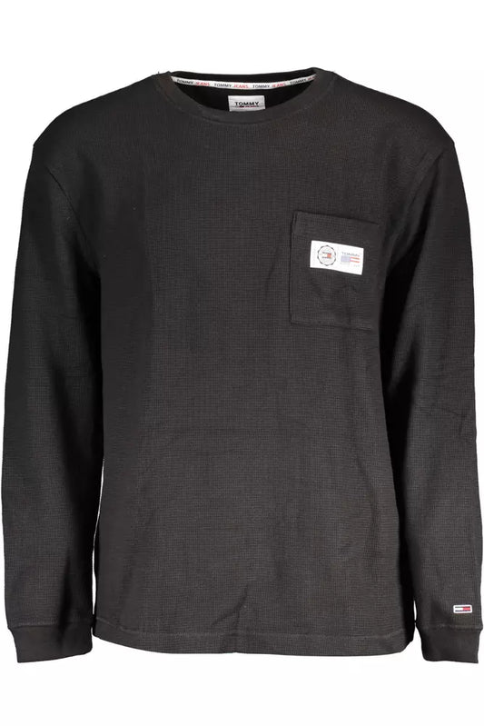  - Black Cotton Men Sweater