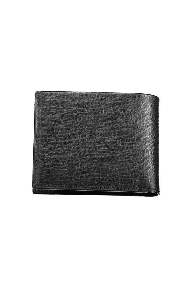 Black Polyester Men Wallet