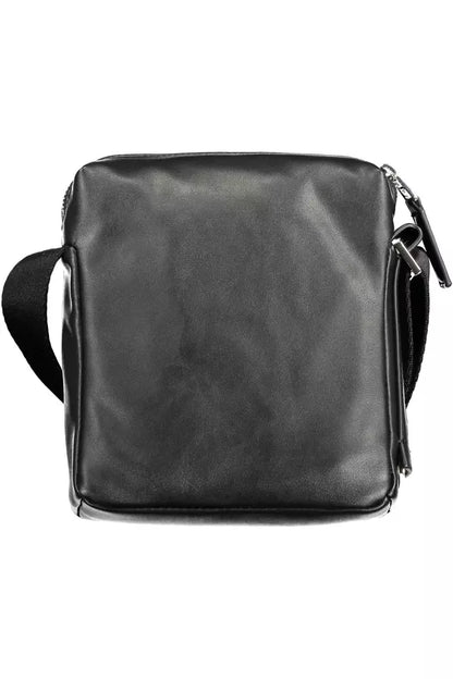  - Black Polyester Men Shoulder Bag