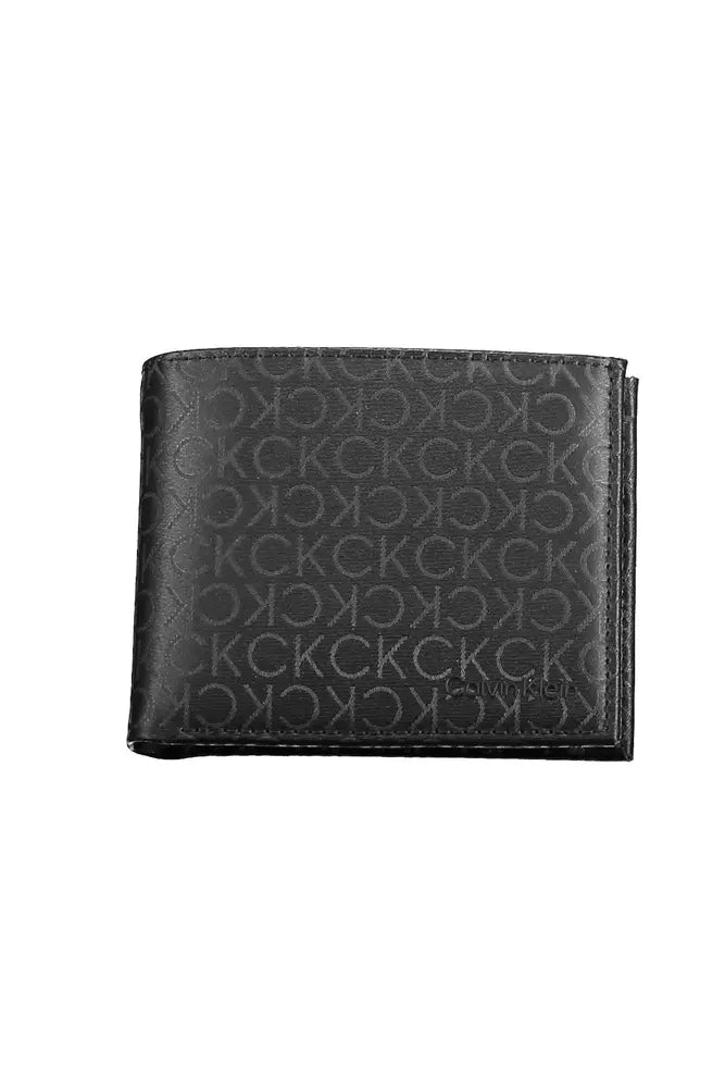  - Black Polyester Men Wallet