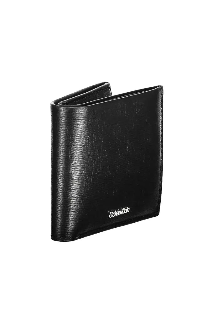  - Black Polyester Men Wallet