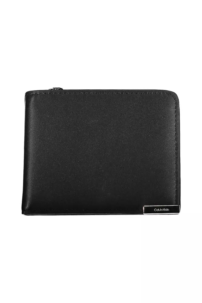 Black Polyethylene Men Wallet - The Luxe Alliance