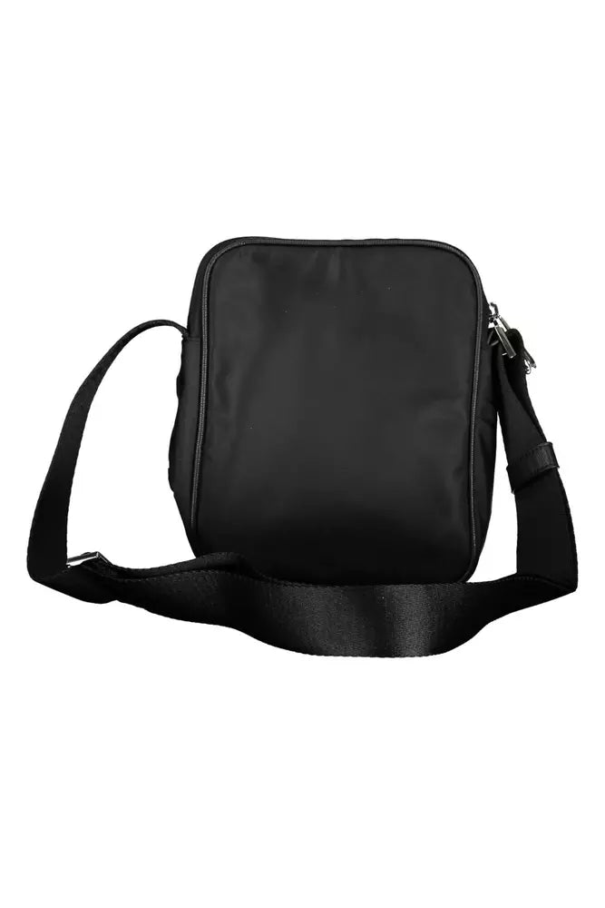 Black Polyester Men Shoulder Bag - The Luxe Alliance