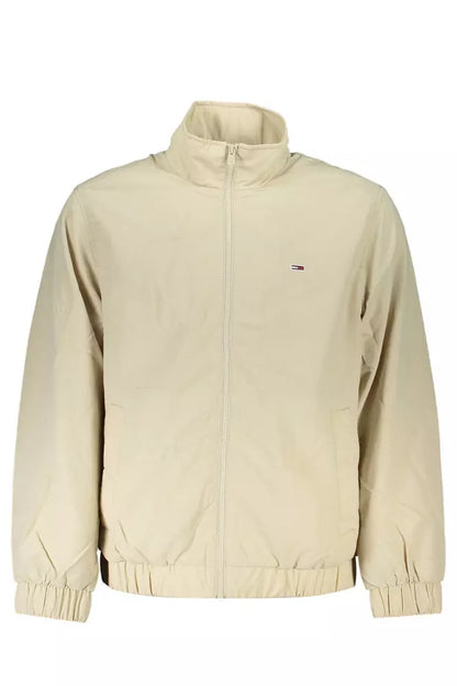 Beige Polyamide Men Jacket - The Luxe Alliance