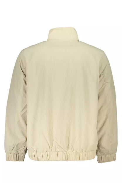 Beige Polyamide Men Jacket - The Luxe Alliance