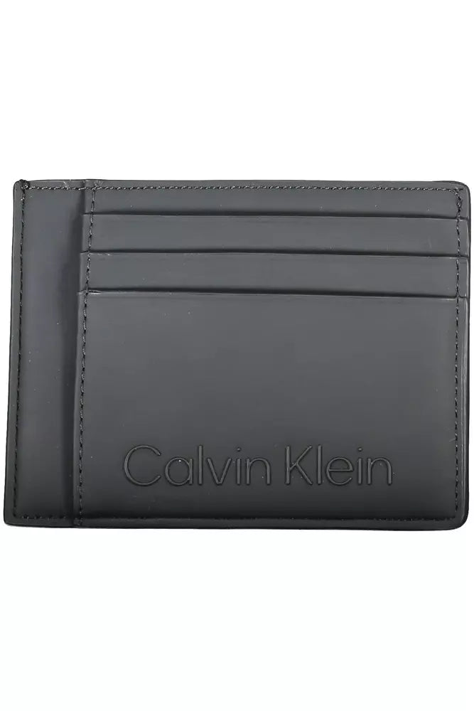 Black Polyester Men Wallet - The Luxe Alliance