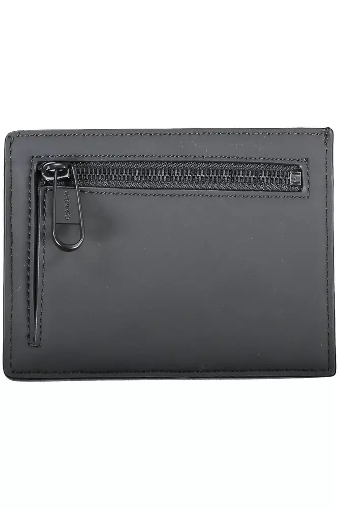 Black Polyester Men Wallet - The Luxe Alliance