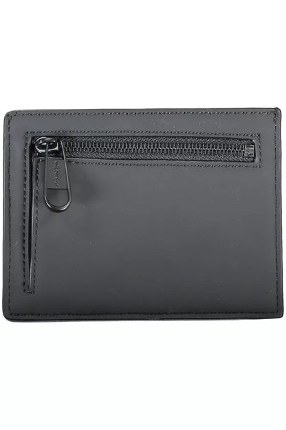 Black Polyester Men Wallet - The Luxe Alliance