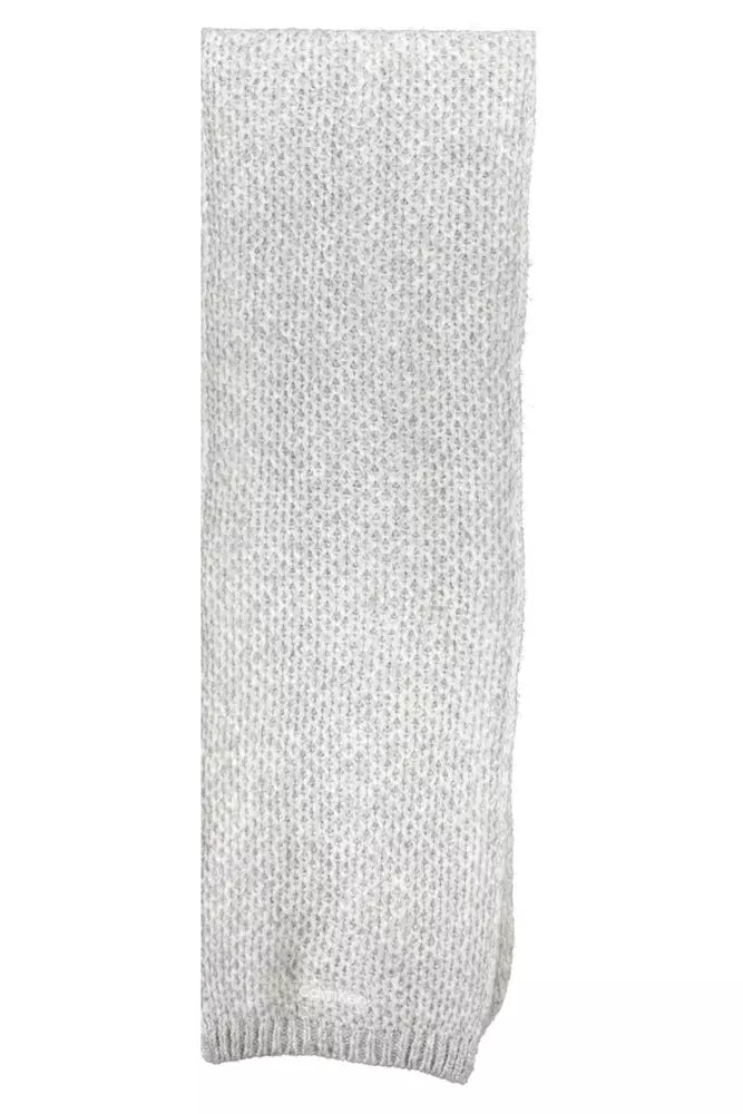  - Gray Alpaca Women Scarf