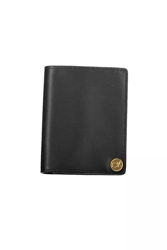 Black Leather Men Wallet - The Luxe Alliance