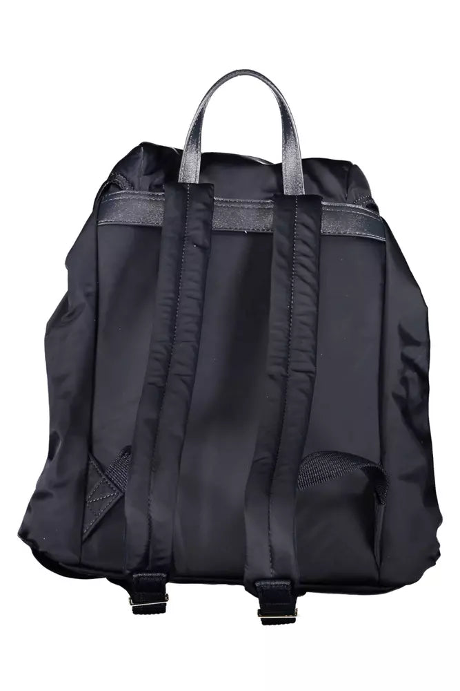 Blue Polyester Women Backpack - The Luxe Alliance