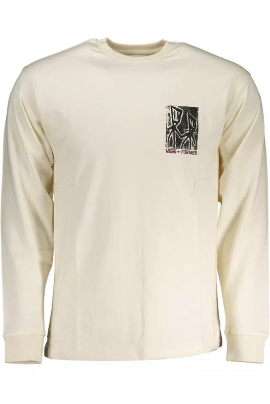  - White Cotton Men T-Shirt