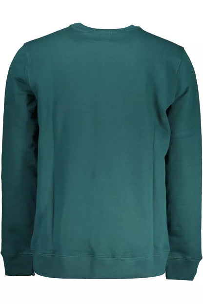  - Green Cotton Men Sweater