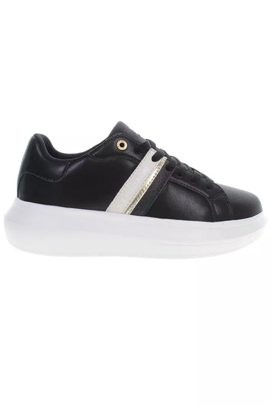  - Black Polyester Women Sneaker