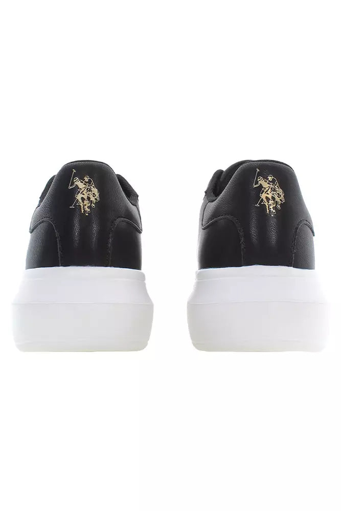  - Black Polyester Women Sneaker