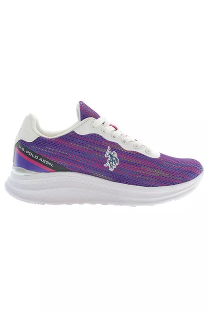  - Purple Polyester Women Sneaker