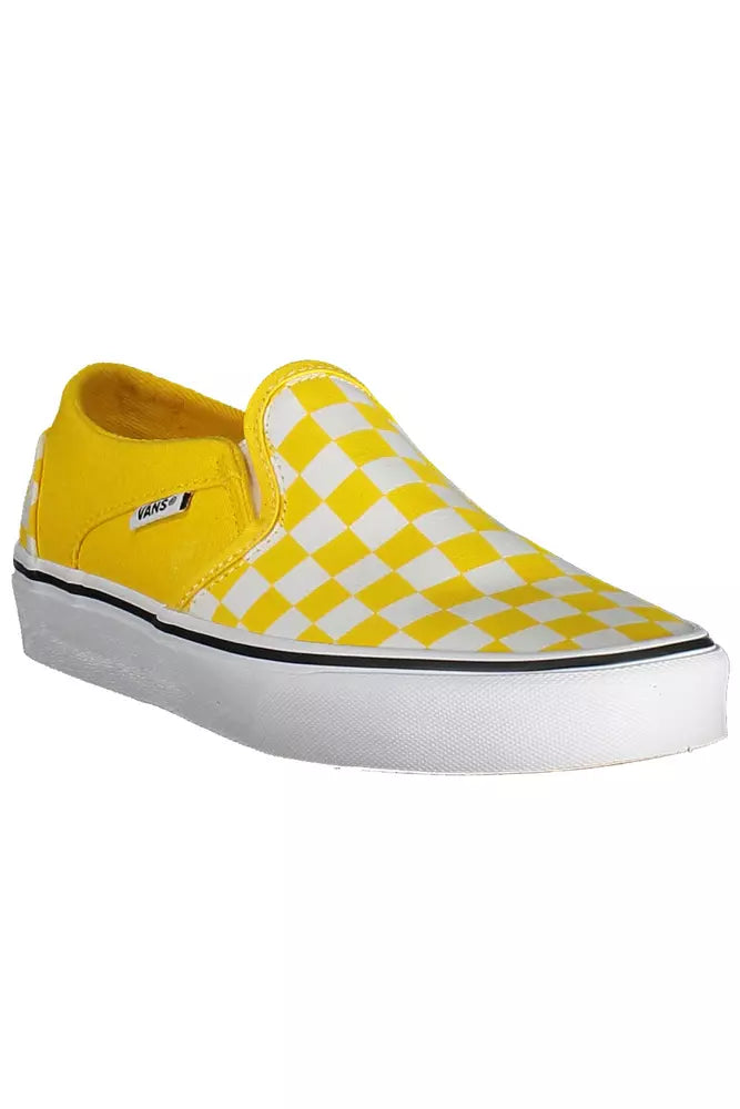  - Yellow Polyester Women Sneaker