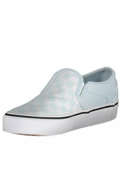  - Light Blue Polyester Women Sneaker