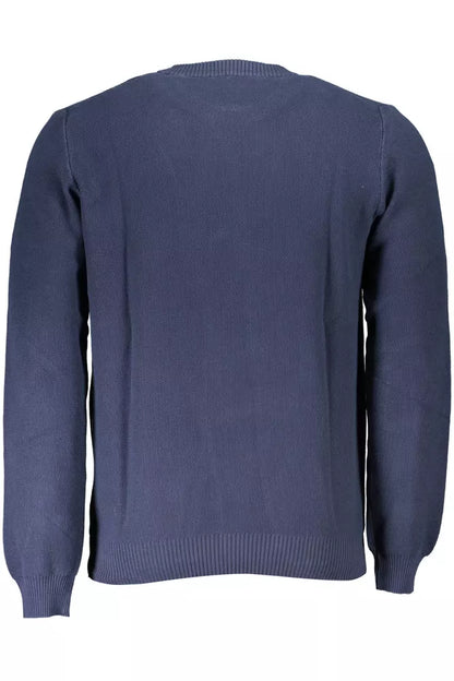  - Blue Cotton Men Sweater