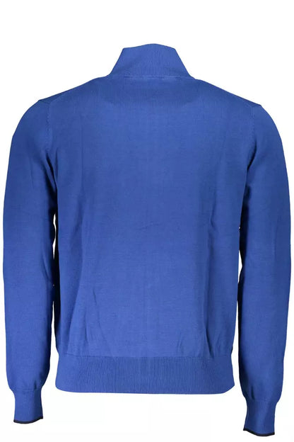  - Blue Organic Cotton Men Sweater