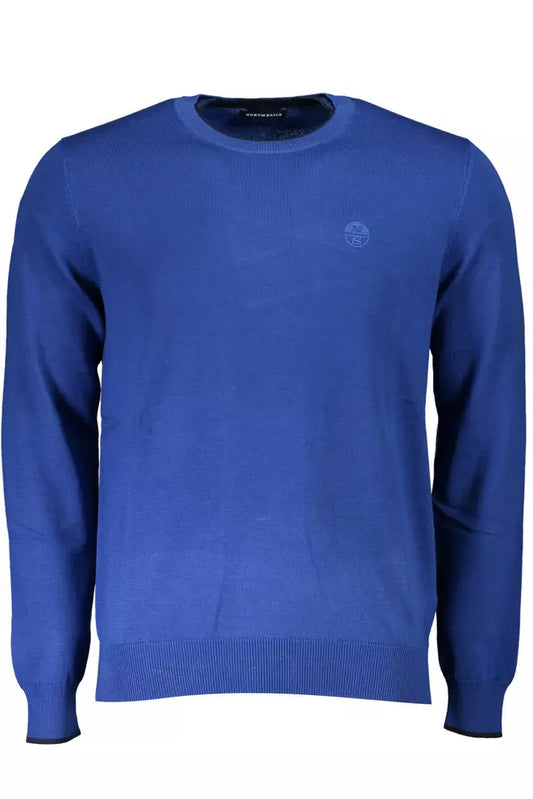  - Blue Cotton Men Sweater