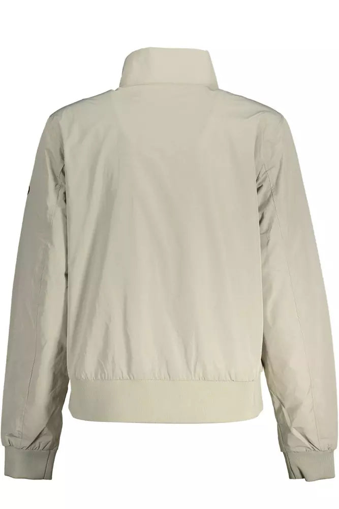  - Gray Polyester Women Jacket