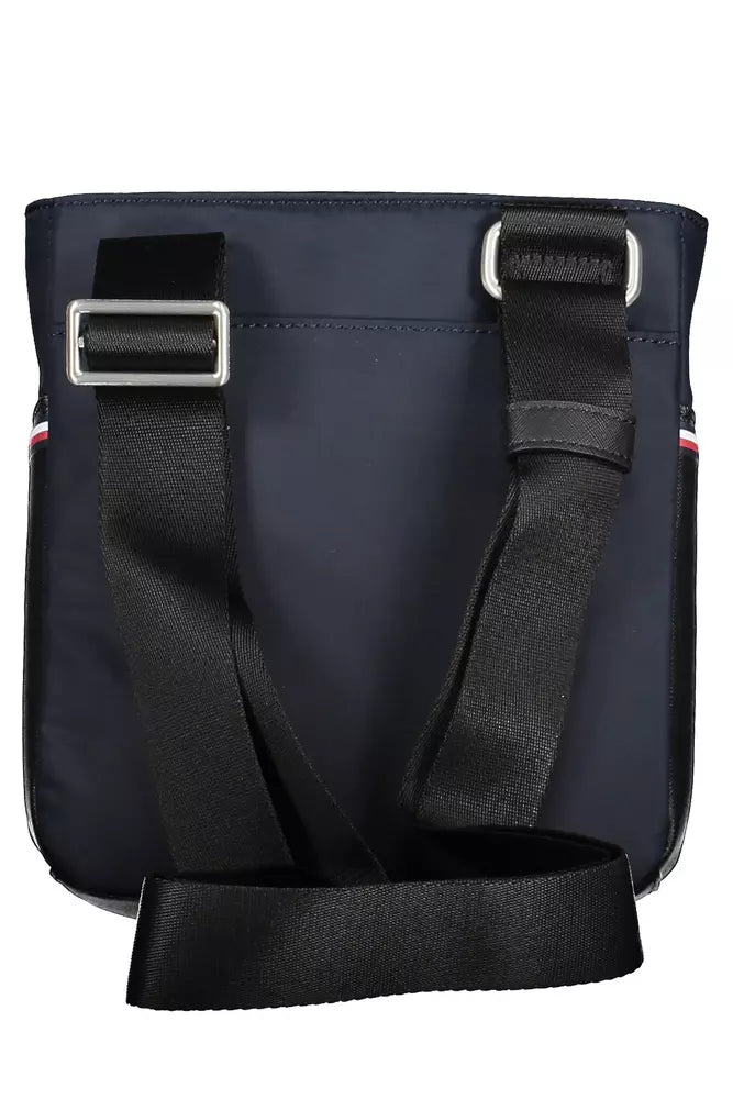 Blue Polyester Men Shoulder Bag - The Luxe Alliance