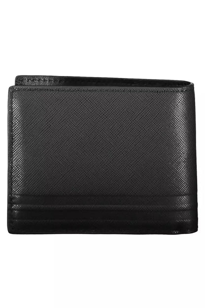 Black Leather Mens Wallet - The Luxe Alliance