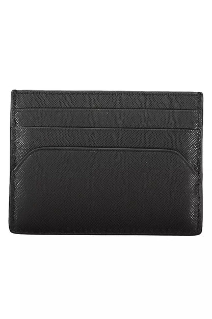  - Black Leather Men Wallet