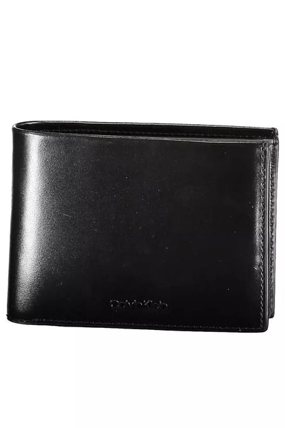 Black Leather Men Wallet - The Luxe Alliance