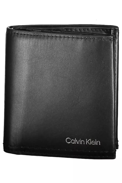 Black Leather Men Wallet - The Luxe Alliance